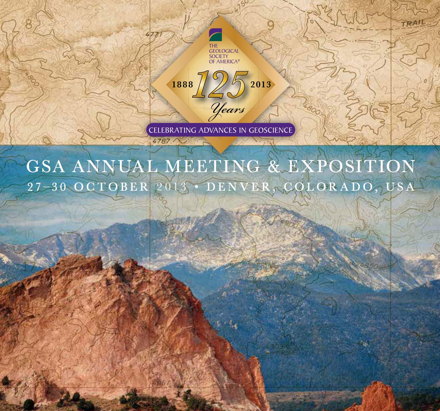 Featured Image for James Adamson presents at 125th Geological Society of America Meeting & Exposition